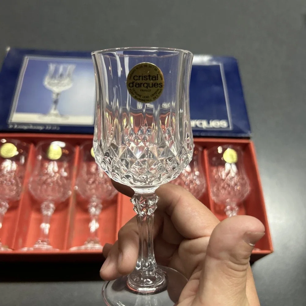 Set of 6 Cristal D'Arques Longchamp 5-3/4